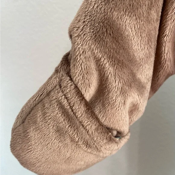 Carter's Moose Brown Warm Hooded One Piece Footed Zip Mittens Snowsuit 3 Months - Picture 6 of 8